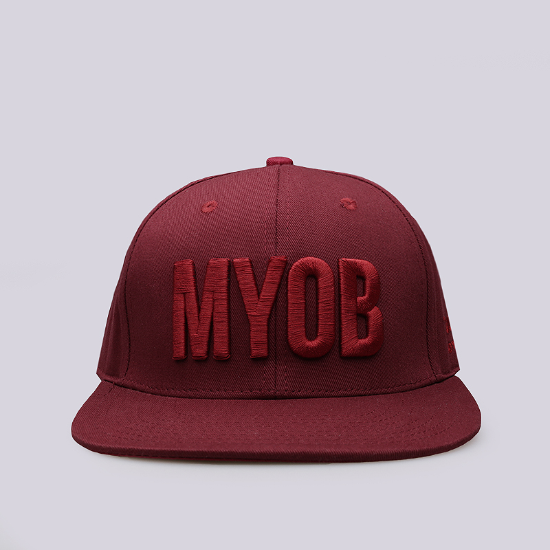  бордовая кепка True spin Myob Shorty MYOB-bordeaux - цена, описание, фото 1